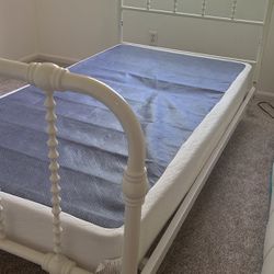 White Twin Bed Frame 