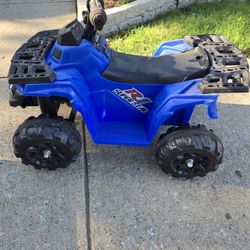 Blue R1 Super Star ride-on ATV for kids