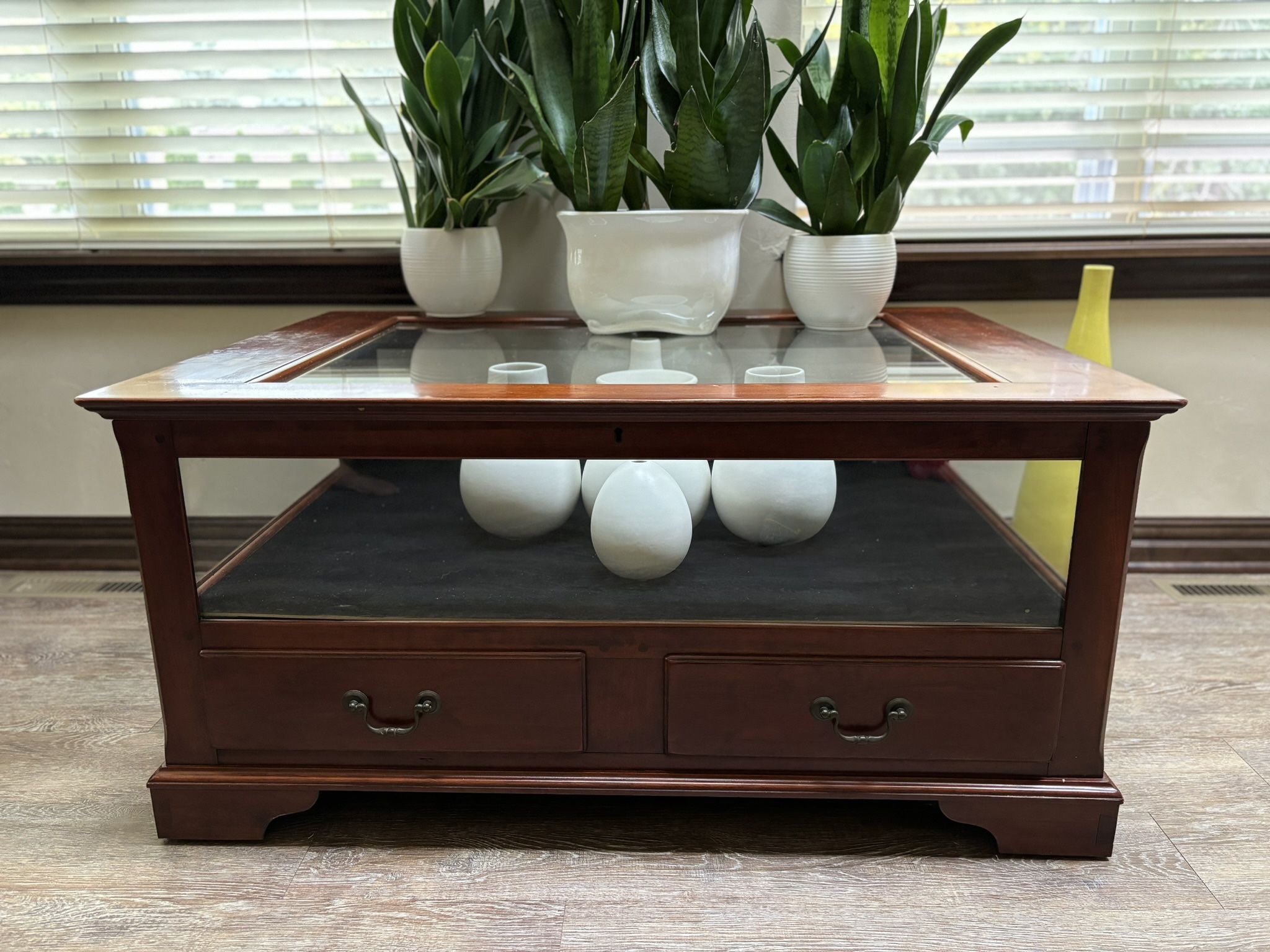 2-piece Cherry Ethan Allen Display Side Tables