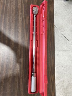 Snap on torque wrench