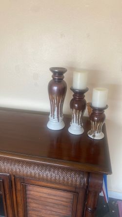 Set of three Kendal holders