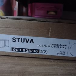 New Unopened Ikea Stuva Cabinets White Still In Box X 2