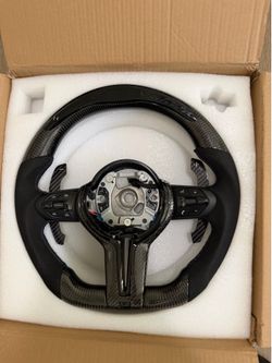 F10 BMW Custom Carbon Fiber & Alcantara Steering Wheel