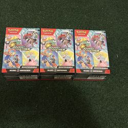 Lot Of 3 Pokemon TCG Journey Together BOOSTER BUNDLES SEALED