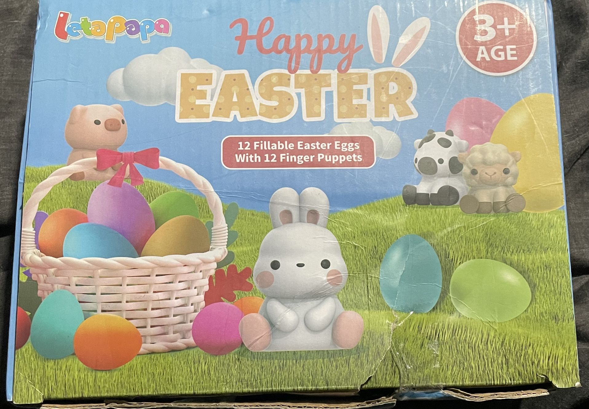 12 Finger Puppets With 12 Prefilled Easter π£ Eggs
