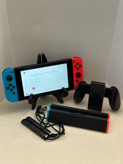 Nintendo Switch HAC-001 (-01) With Dock, Joy-Con, Charger & HDMI TESTED