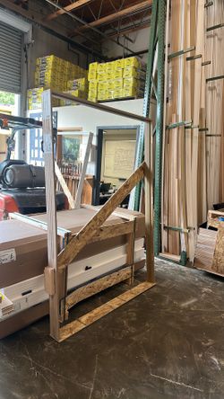 Double door frame