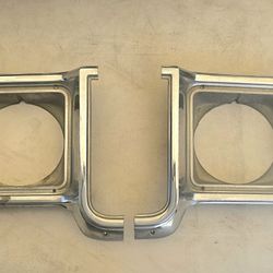 Headlight Bezel Chrome  Original GMC  Chevrolet C10 