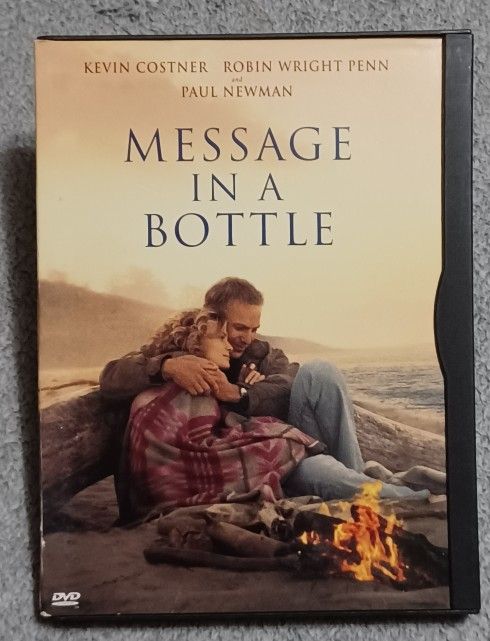 Message In A Bottle Movie DVD Kevin Costner Robin Penn Love Story