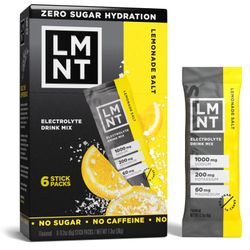LMNT Zero Sugar Electrolyte Drink Mix - Lemonade - 6 Count