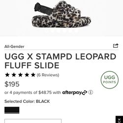 UGG X Stamped NWT