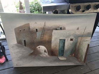 Original Mescal Oil painting