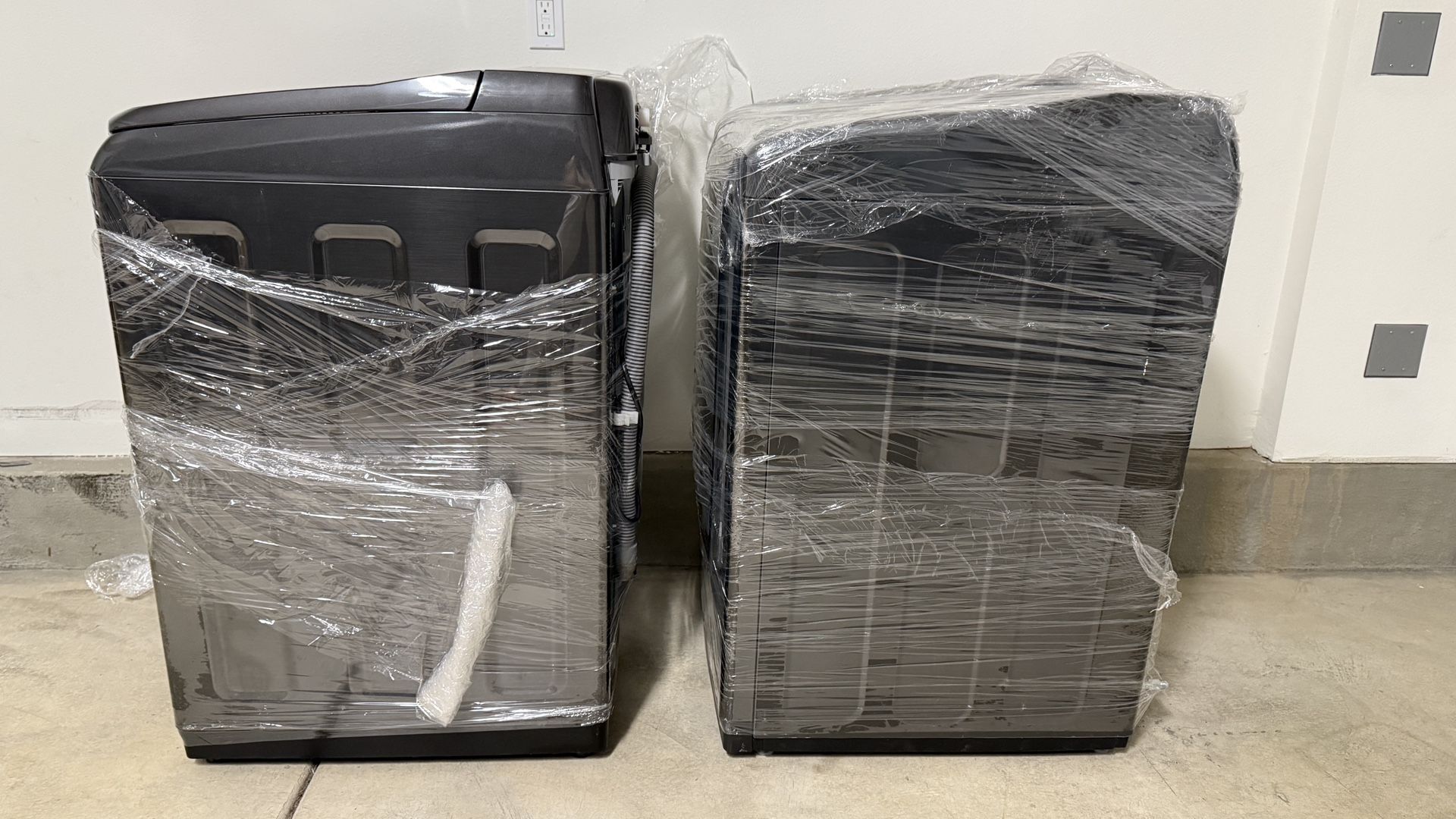 Washer and dryer.