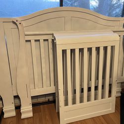 White Baby Crib