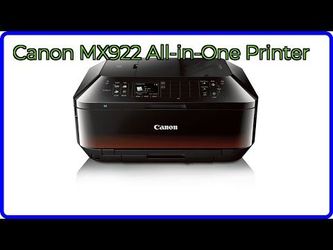 Cannon PIXMA MX922 All In One Printer