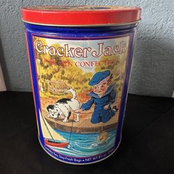 Cracker Jack Tin Can 1992 Container Limited Edition Third In Series