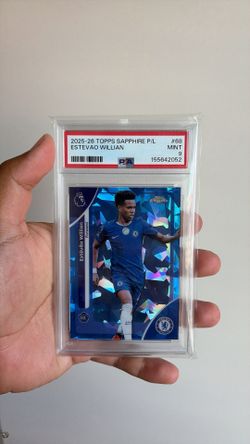 2025-26 Topps Sapphire P/L Estevao Willian PSA 9