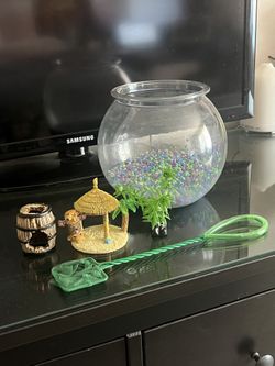 Fish Bowl, Decorations & Fish Net