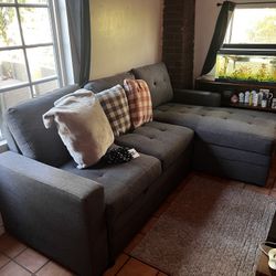 Couch/Pull Out/storage 