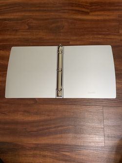 Saunders Aluminum Ring Binder, 1.5 Inch, Wrap-Around, Letter, Silver