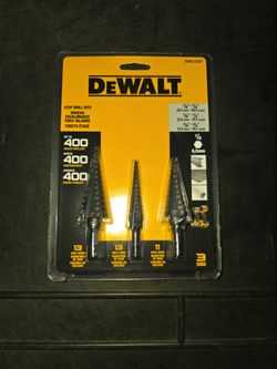 Dewalt step drill bits