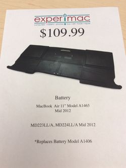 Battery MacBook Air 11"