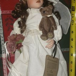 2000 Boyds Bear Yesterdays Child Emilee With Otis Forever Doll 4808