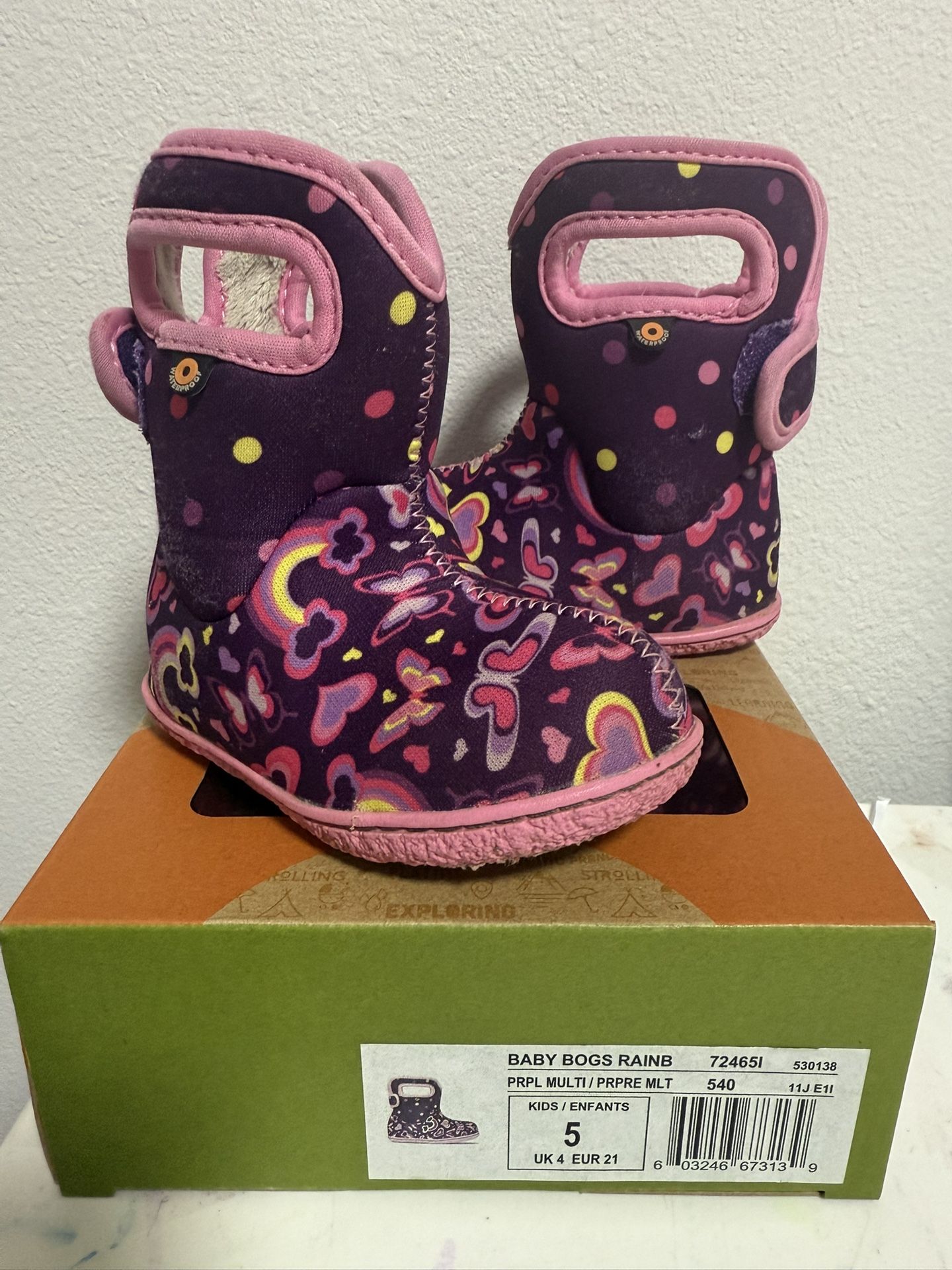 Baby Bogs Boots Size 5