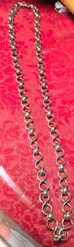 Heavy duty silver chain