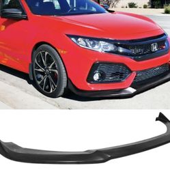 19-21 Honda Civic Front Bumper Lip CS Style Unpainted 
