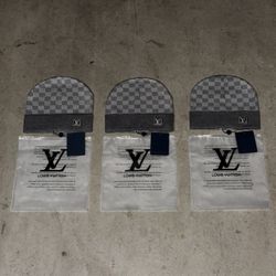 Gray LV beanie 3 for 150
