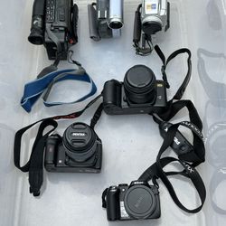 6 Sony/Nikon/Pentax Camera & Camcorders