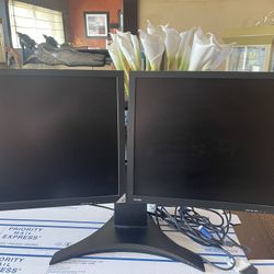 DoubleSight DS-1900S Dual 19" LCD Monitor, Black