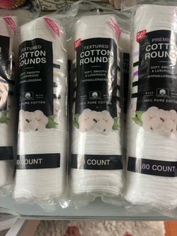 Make up remover cotton rounds 80 pack