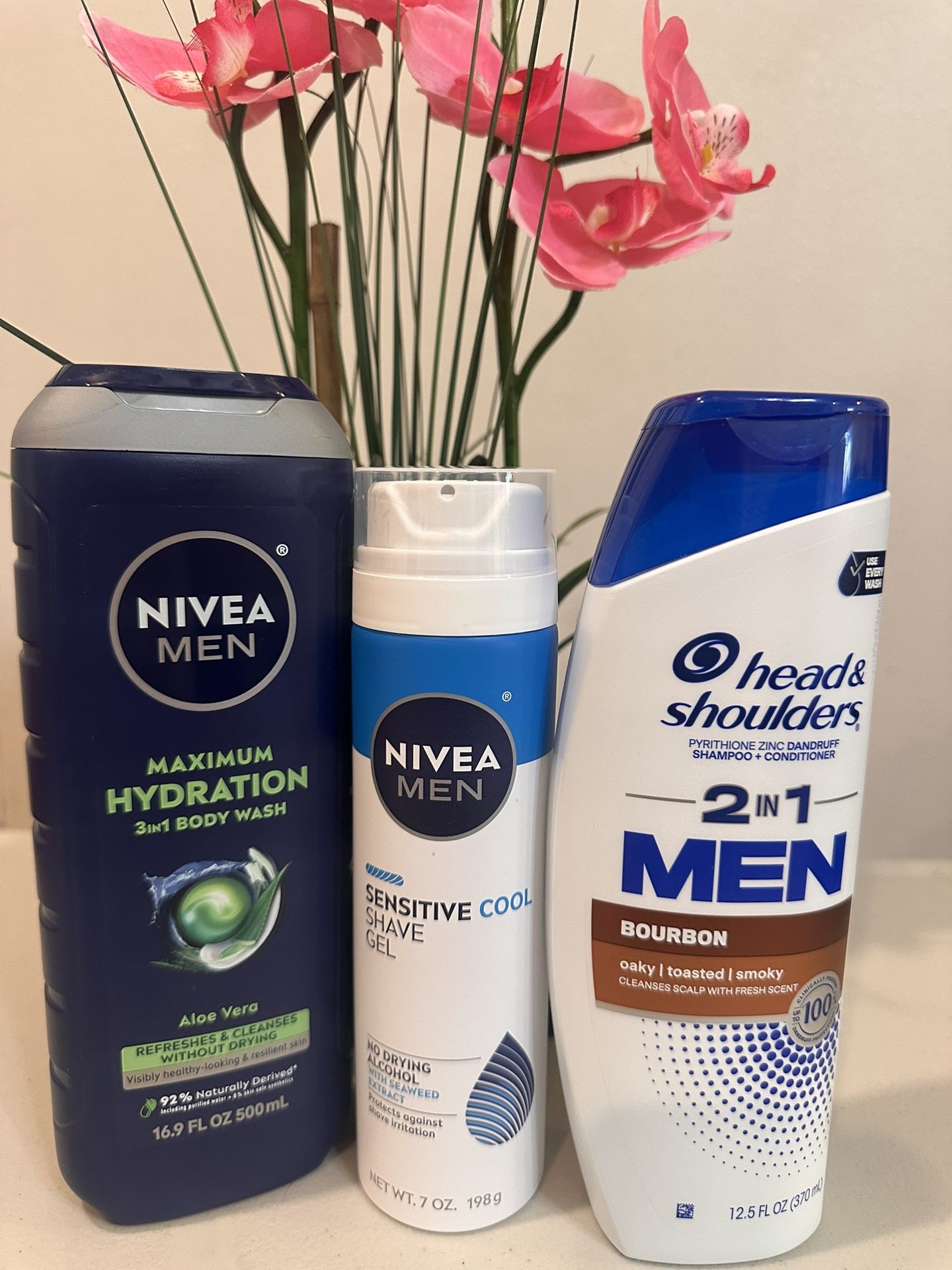 NIVEA MEN , NIVEA MEN Sensitive Shave Gel, Head and Shoulders $13 All