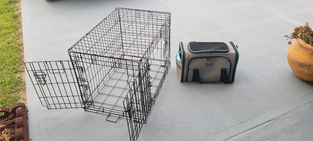 Small Dog Crate Plus Travel Bag