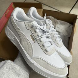 Puma Club Pearl White Shoes For Women Size 11