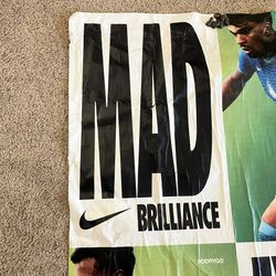 Vintage Nike Football Soccer Poster 90's CBF Brazilian Football