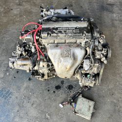 H22A Prelude Engine With 5-speed Manual Transmission JDM Import OBD2