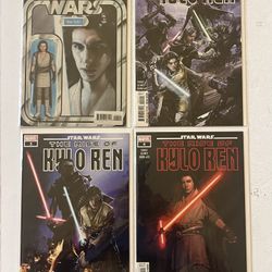 The Rise Of Kylo Ren #1-4 w/Action Figure Variant. NM