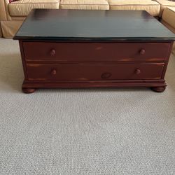 Two Drawer Coffee Table. 