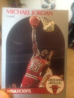 Michael Jordan hoops card number 65 good condition