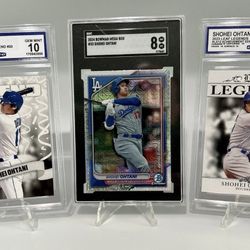 3 Shohei Ohtani Graded Cards *SEE DESCRIPTION*