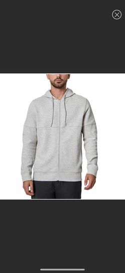 Mondetta Men's Full Zip Hoodie, Cream (size : XXL)
