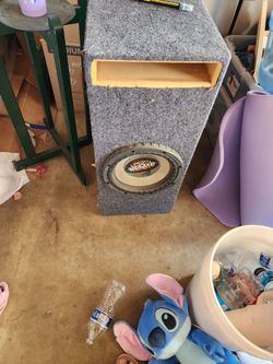 Kicker sub 10" with box