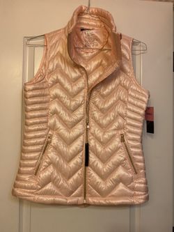 NWT Womens CALVIN KLEIN Lightweight light pink Size Small   Down Vest