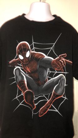NEW without tags boys size 2X (18) glow in the dark Marvel Spider-Man short sleeve shirt