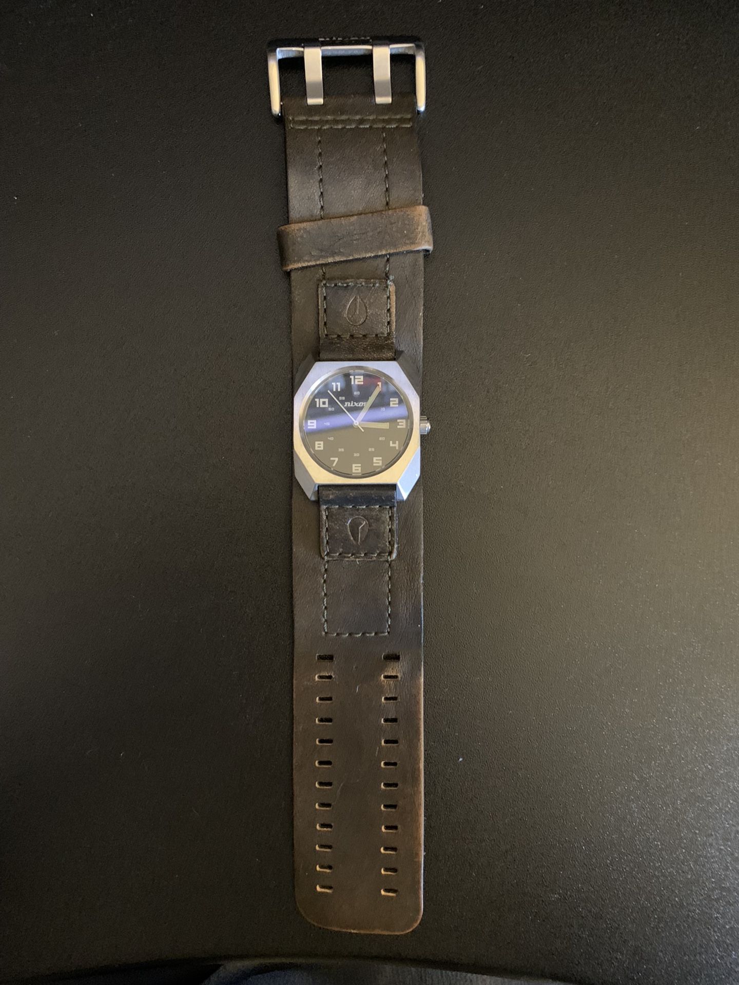 Nixon Scout Leather Watch