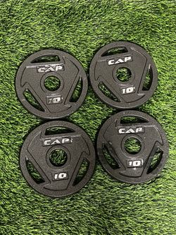 Set of 4 CAP 10lb Grip Weight Plates