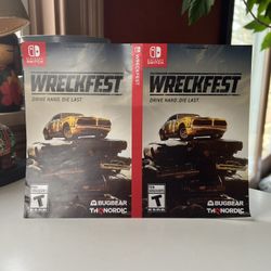 Wreckfest Nintendo Switch ‘For Display Only’ Case Artwork Only